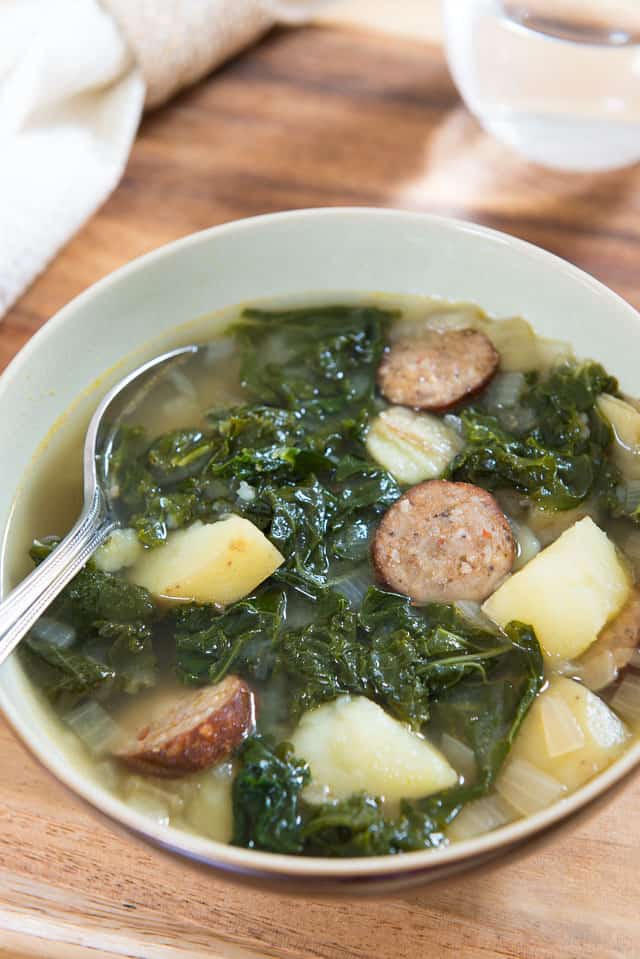 Sausage and Kale Soup - Sausage Potato and Kale Soup - Healthy Soups