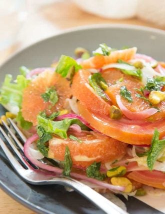 Shaved Fennel, Orange & Beet Salad