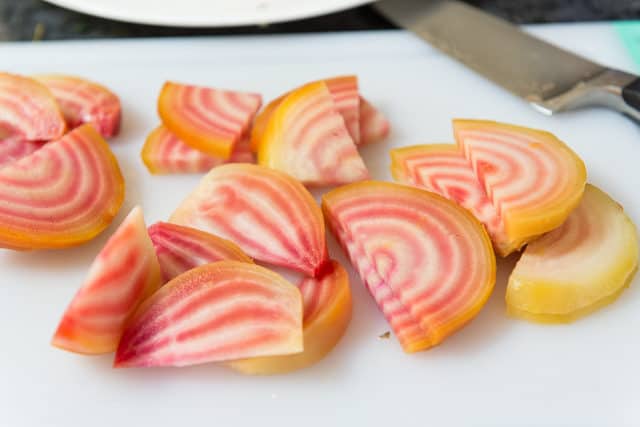 Sliced Chioggia Roasted Beets