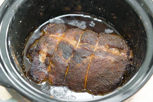 Boneless Pork Shoulder In Crockpot With Homemade Sazon Mix Seasoning