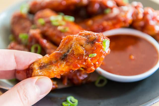 Korean Wings - Coated and Served with Gochuang Sauce