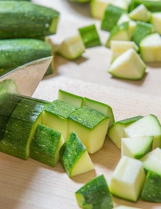 How to Dice Zucchini