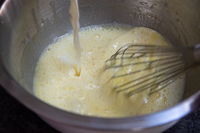 Tempering Egg Yolk and Heavy Cream to Avoid Curdling