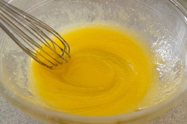 Melted Butter and Sugar - Whisked Together Until Smooth