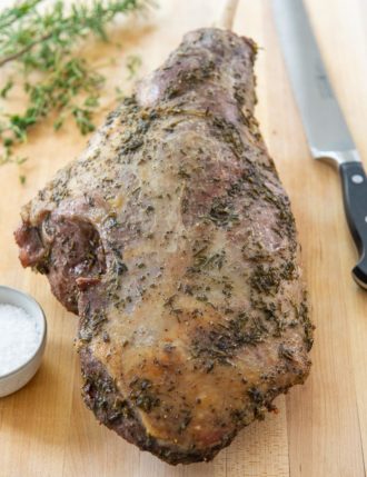 How to French a Leg of Lamb
