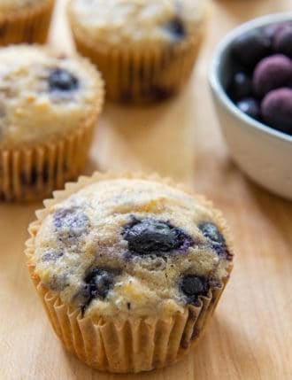 Sourdough Discard Blueberry Muffins