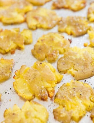Crispy Smashed Creamer Potatoes