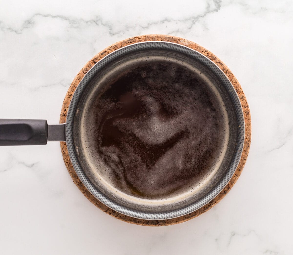 Browned butter in small pot