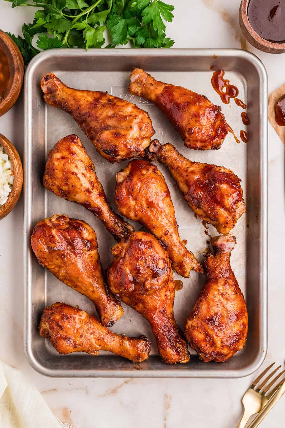 Smoked Chicken Legs (Juicy, Smoky, Easy) - Fifteen Spatulas